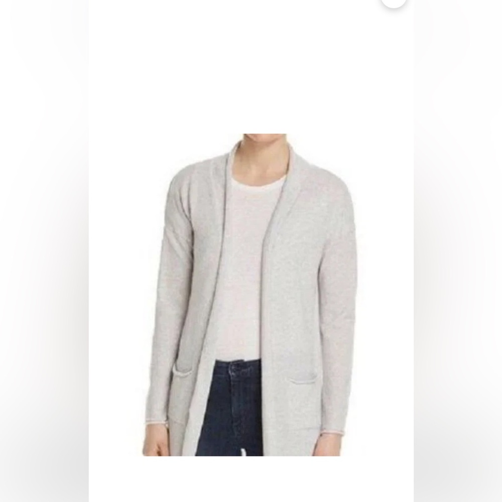 Sundry Light Gray Open-Front Cardigan size XS